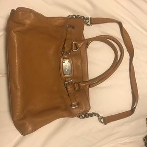 Michael Kors tan leather handbag